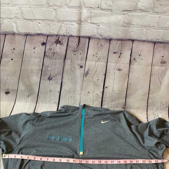 Nike Dri Fit Stone Harbor Running 1/4 zip shirt XL - Picture 7 of 8